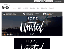 Tablet Screenshot of hopeunitedla.com